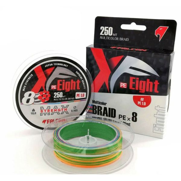 Fio Falcon - XF Eight 8X - Multicolor - 250MT