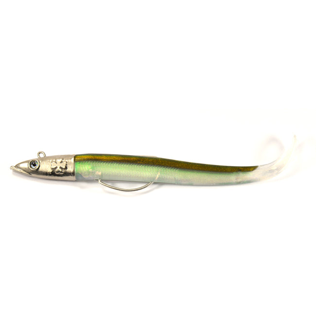 Vinil GT-Bio - Kamaleo Sandeel - 155mm - Combo 35g - Total 46g - Kaki Kamaleo