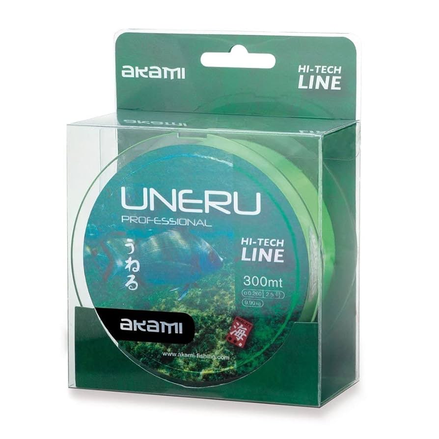 Fio Akami Uneru Professional - Green - 300MT