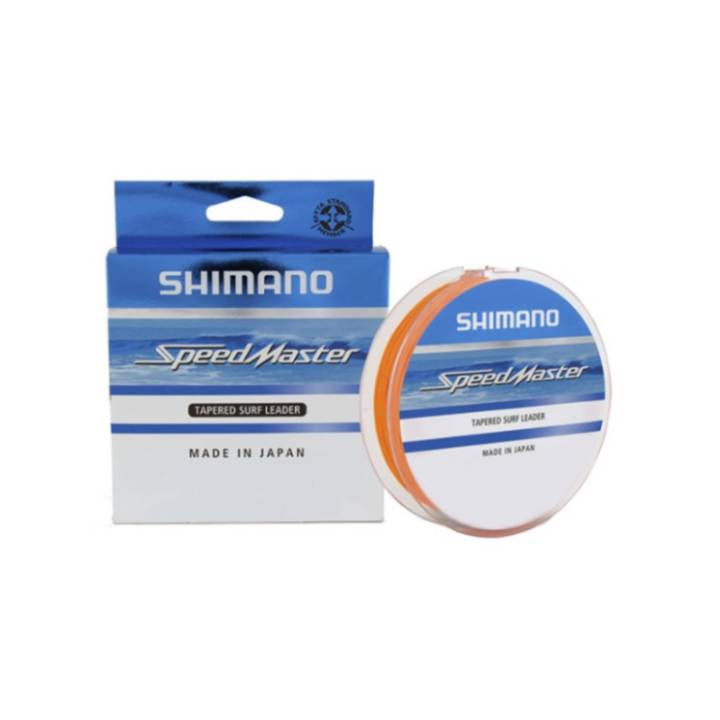 Fio Shimano Speedmaster Tapered Surf Leader - Orange
