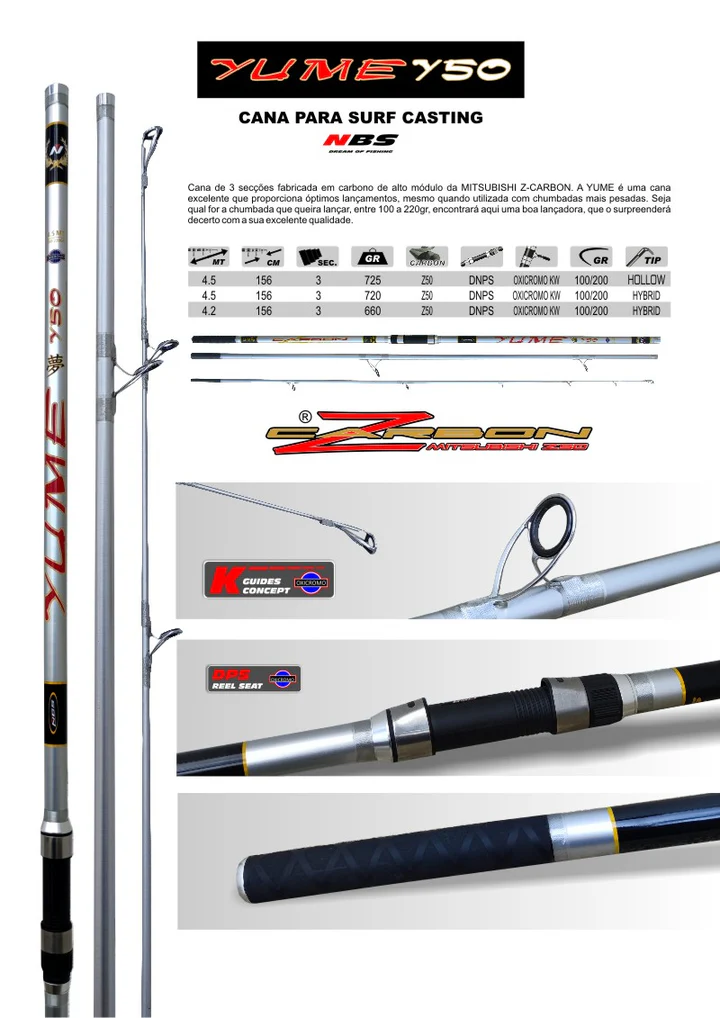 Cana NBS Yume Y50 Surf - Tubular - (4,50m | 100-220g)