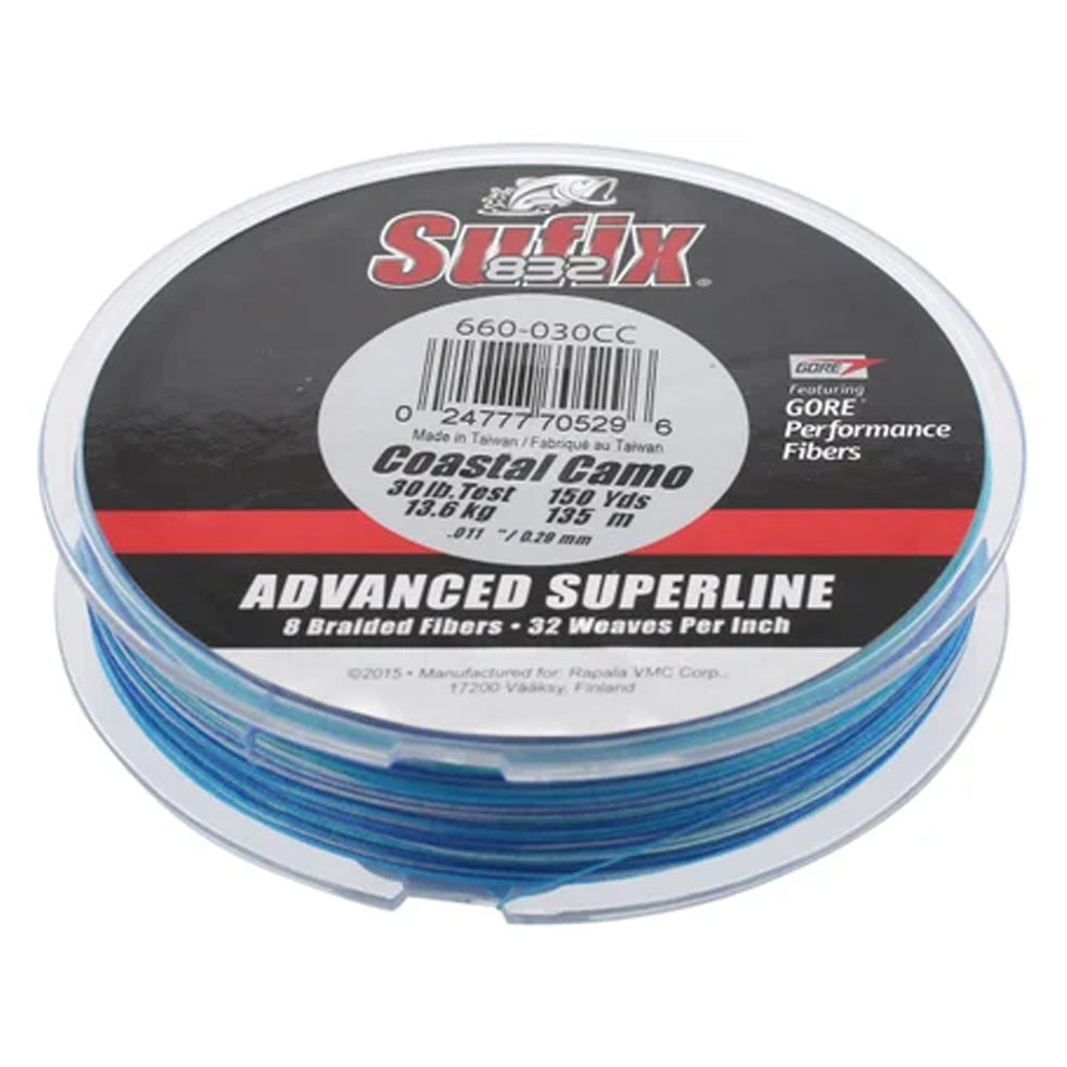 Fio Sufix 832 Advanced Superline - Coastal Camo - 250MT