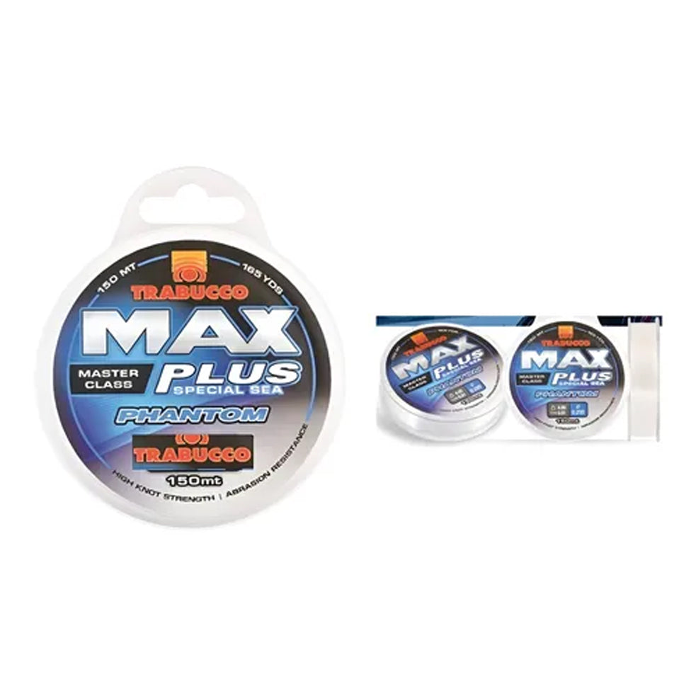 Fio Trabucco Max Plus Phantom - Clear - 150MT