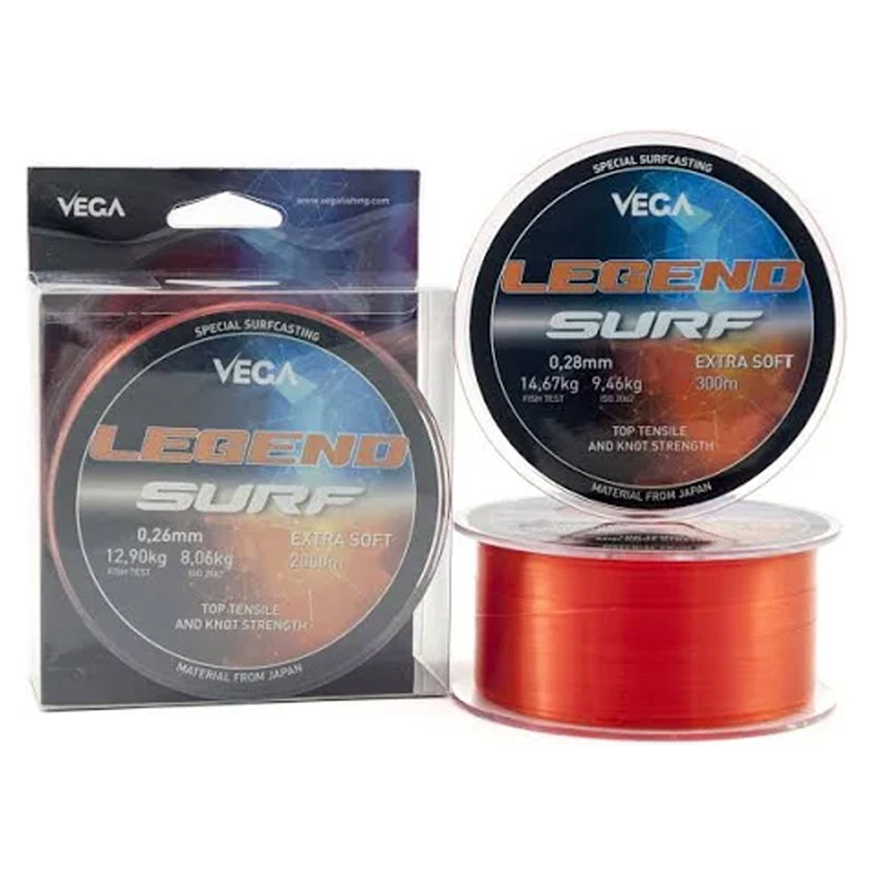 Fio Vega Legend Surf - Orange - 2000MT