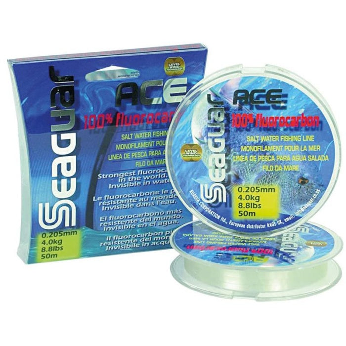 Fio Seaguar ACE 100% Fluorocarbon – 50MT