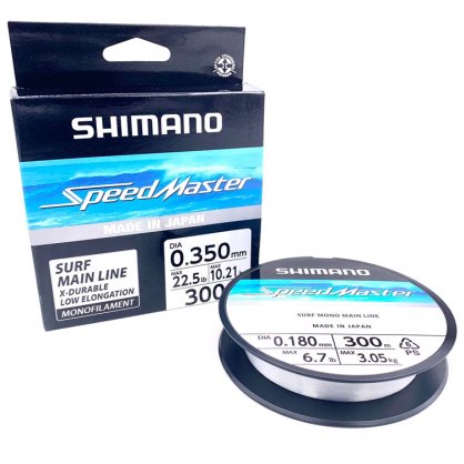 Fio Shimano Speedmaster Surf - Clear - 300MT