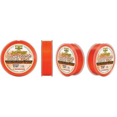 Fio Trabucco Longcast Fluo - Orange - 1200MT