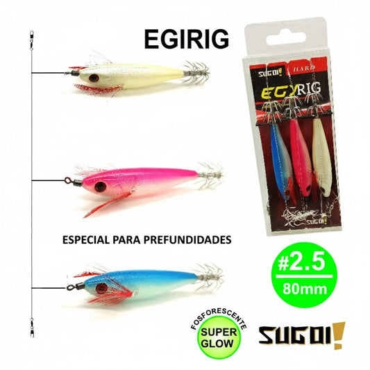 Amostra Sugoi - Montagem Egyrig - 2.5 / 8CM