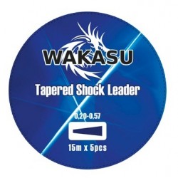 Fio Wakasu Tapered Shock Leader - Clear