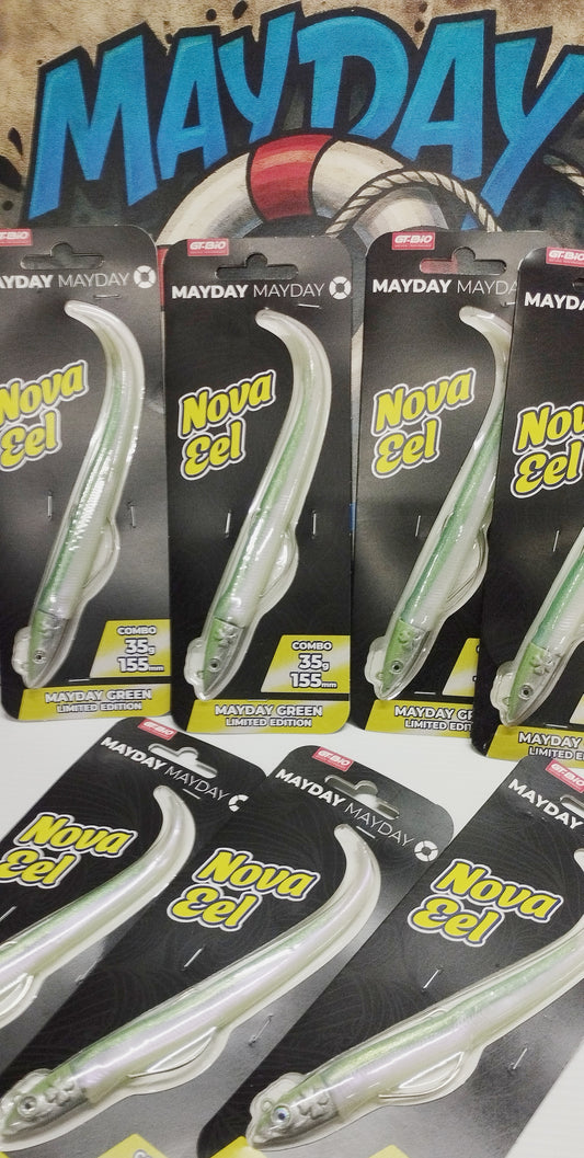 Nova Eel - 155mm - Combo 35g - Mayday Green Limited Edition -