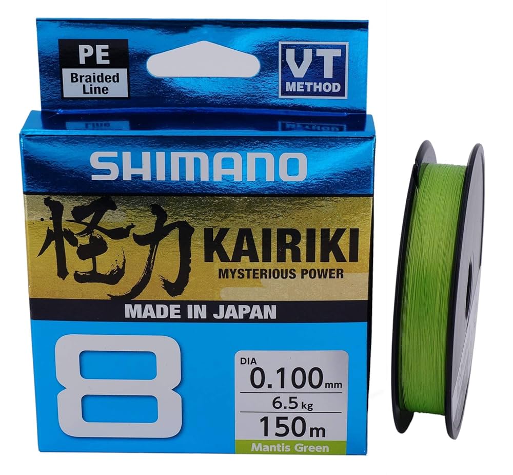 Fio Shimano Kairiki 8 - 150MT - Mantis Green