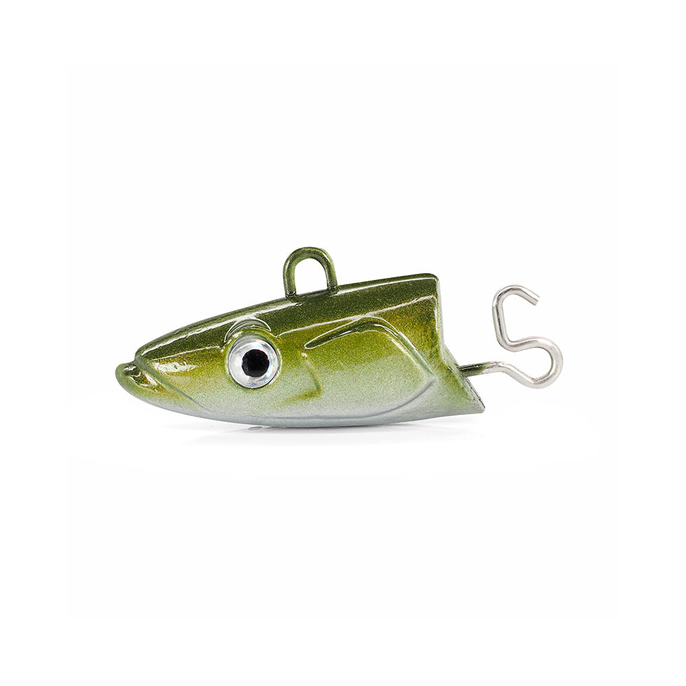 Cabeçotes Black Eel Off Shore - 40g - Khaki - Pack 2