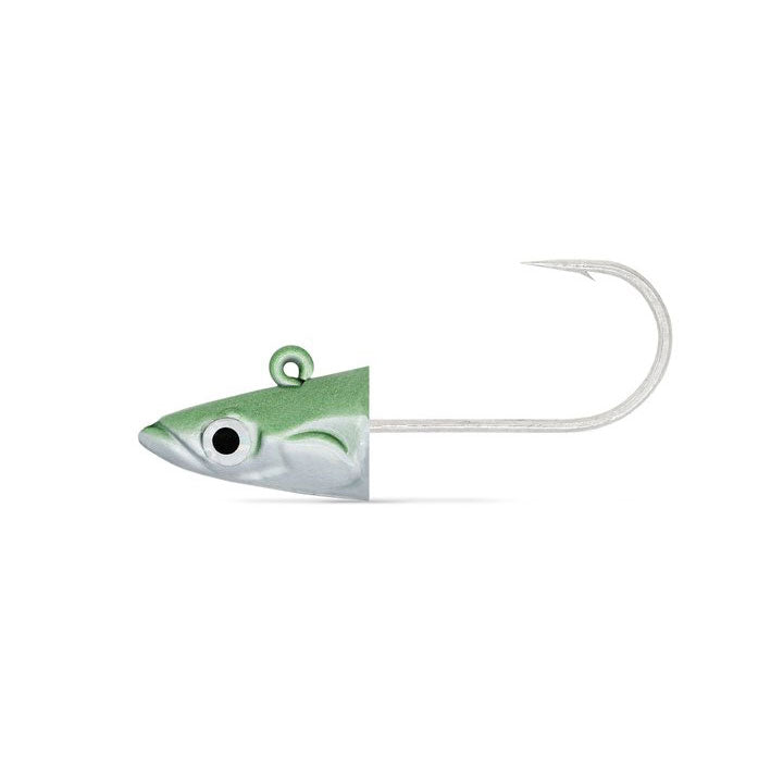 Cabeçotes Crazy Sand Eel 220 Shore - 30g - Vert Nacré - Pack 2