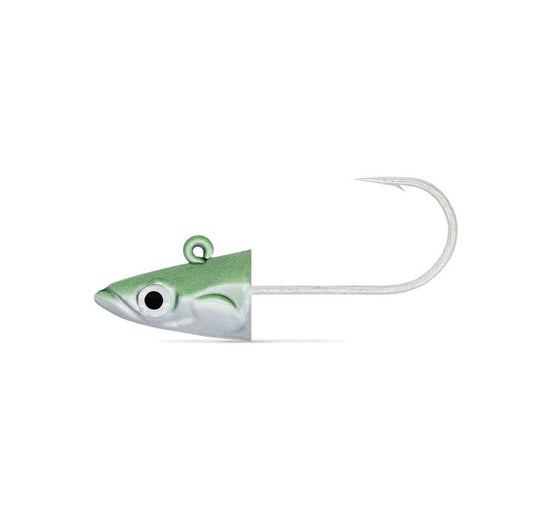 Cabeçotes Crazy Sand Eel 220 Shore - 30g - Vert Nacré - Pack 2