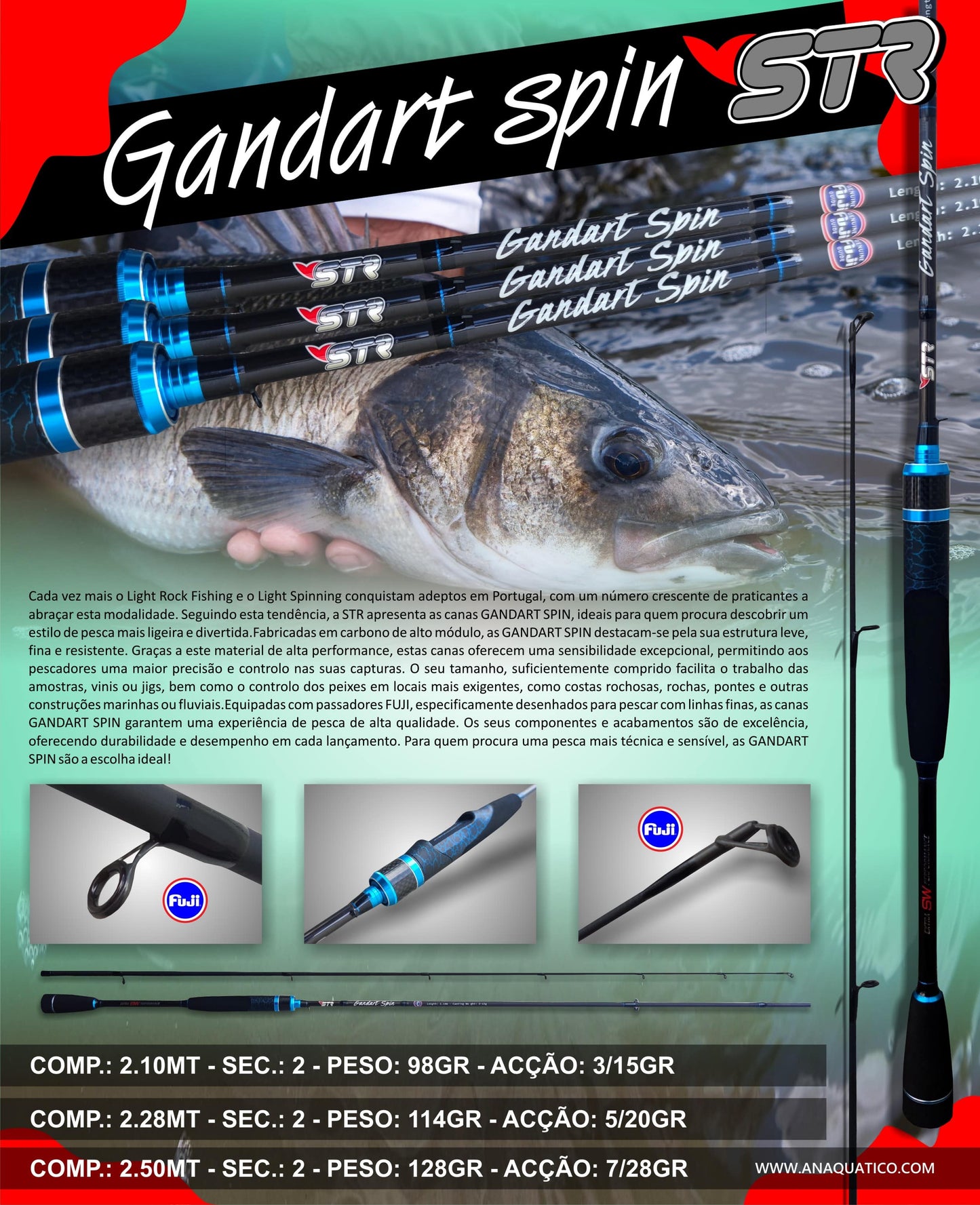 Cana STR Gandart Spin 250 (2.50m | 7-28g)