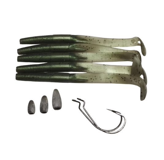 Amostra Red Gill - Evo Swimming Stick Bait - 150mm - Pack 5