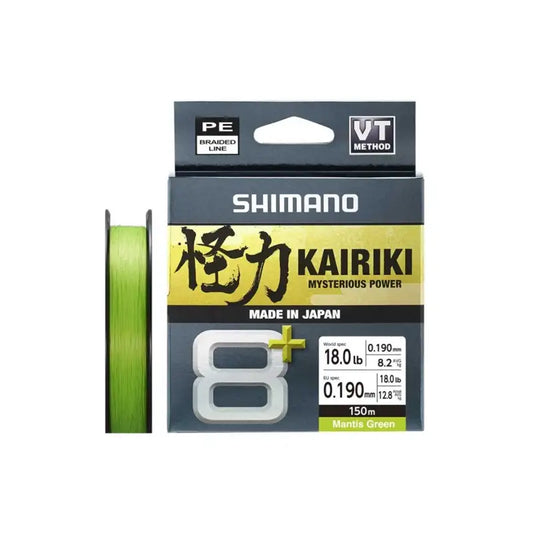 Fio Shimano Kairiki 8+ - Mantis Green - 150MT