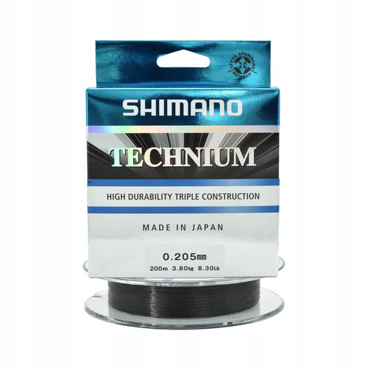 Fio Shimano Technium - Dark Grey - 200MT