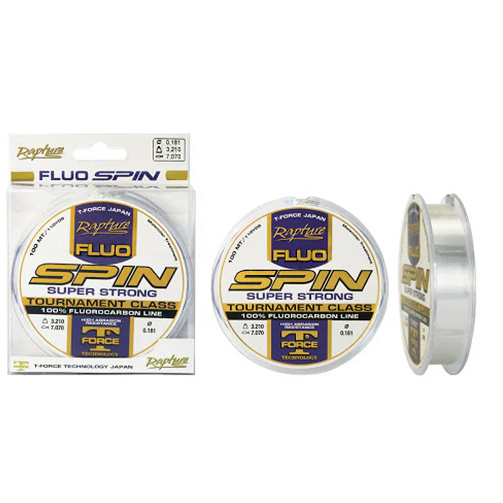 Fio Rapture Spin Super Strong Fluorocarbon - 100MT
