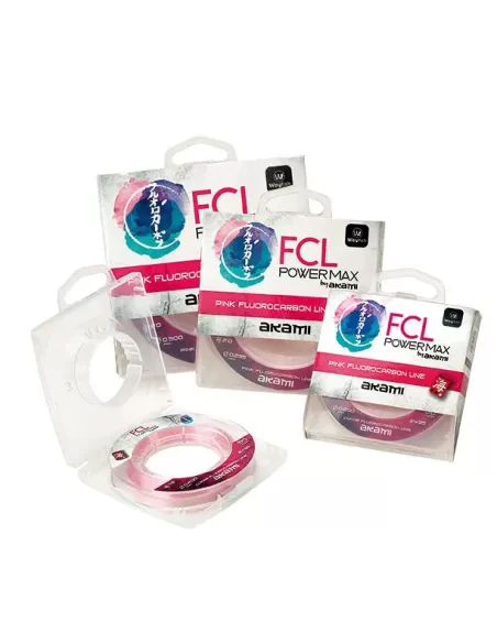 Fio Akami FCL PowerMax Fluorocarbon - "Pink"