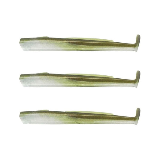 Fiiish Black Eel 110 (Nº2) - Pack 3 Corpos - Kaki