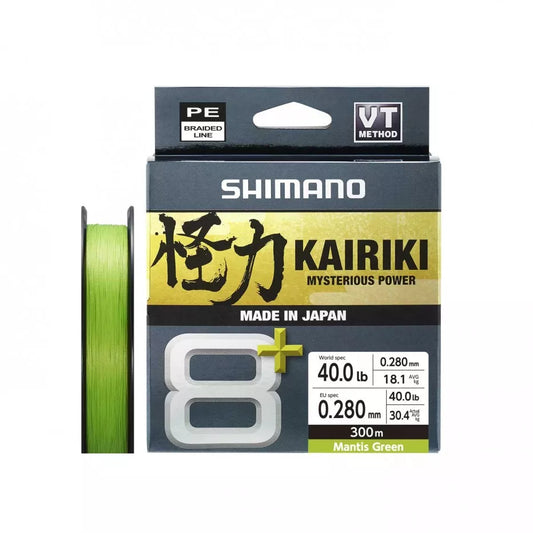 Shimano Kairiki 8+ - Mantis Green - 300MT