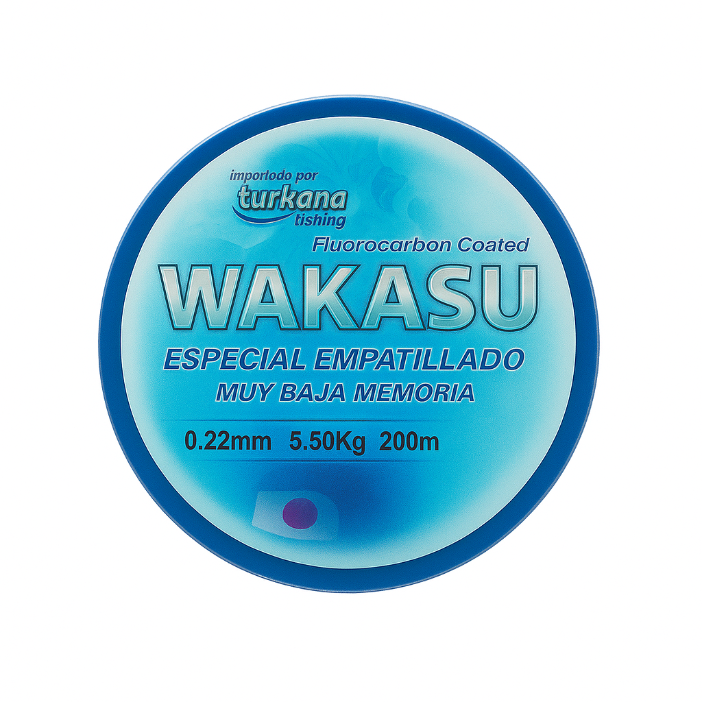 Fio Wakasu Fluorocarbon Coated - Clear - 200MT