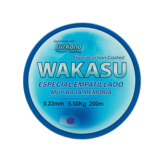 Fio Wakasu Fluorocarbon Coated - Clear - 200MT