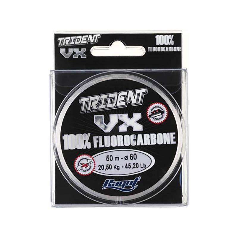 Fio Trident VX 100% Fluorocarbon - 50MT