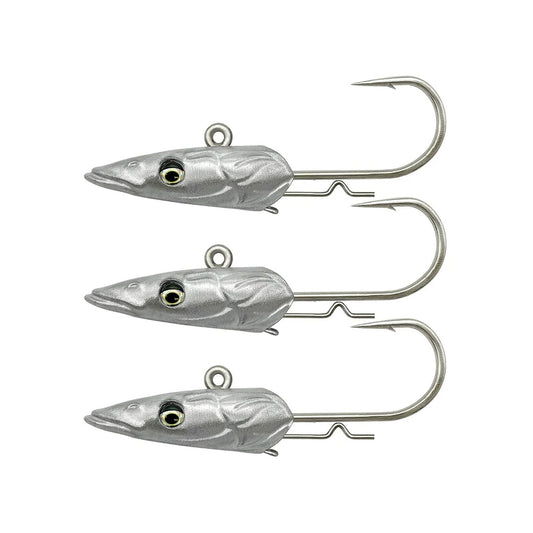 Savage Gear Sandeel V2 - Cabeçotes/ JigHeads - 30g - Pack 3