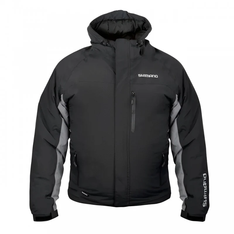Casaco Shimano Rain Jacket Padded Black