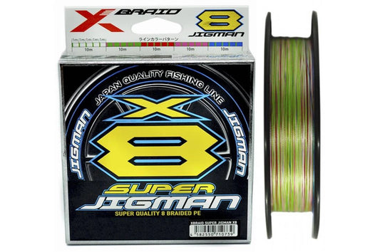 Fio YGK X-Braid Super Jigman X8 - Multicolor - 200MT -