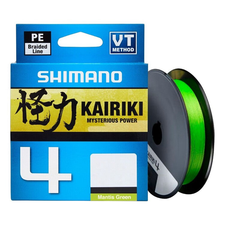 Fio Shimano Kairiki 4 – Mantis Green - 300MT