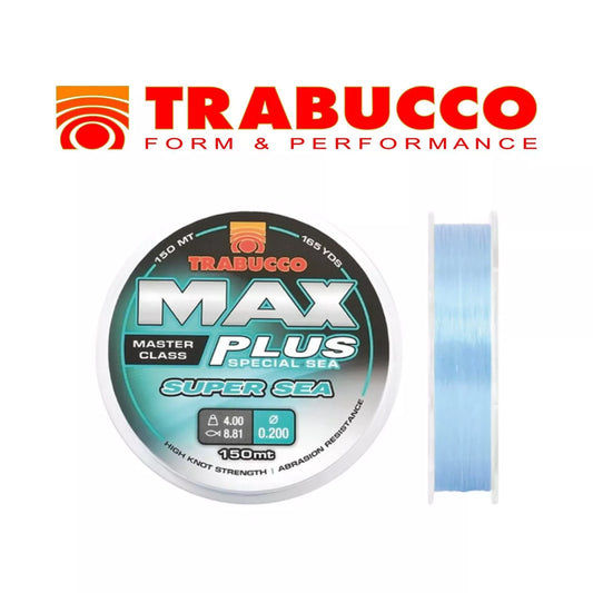 Fio Trabucco Max Plus Super Sea - Blue - 150MT