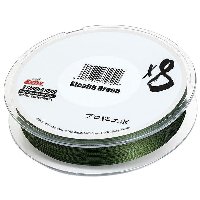 Fio Sufix 8 Carrier Braid - Stealth Green - 300MT