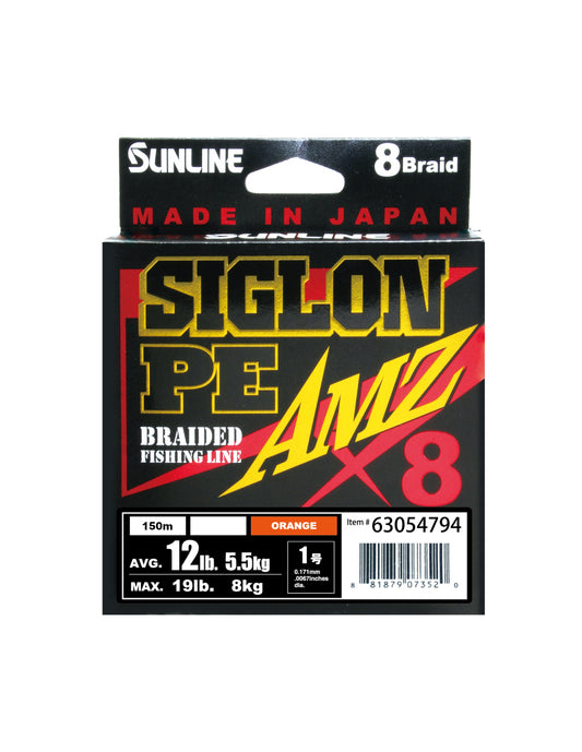 Fio Sunline Siglon PE AMZ X8 - Orange - 300MT