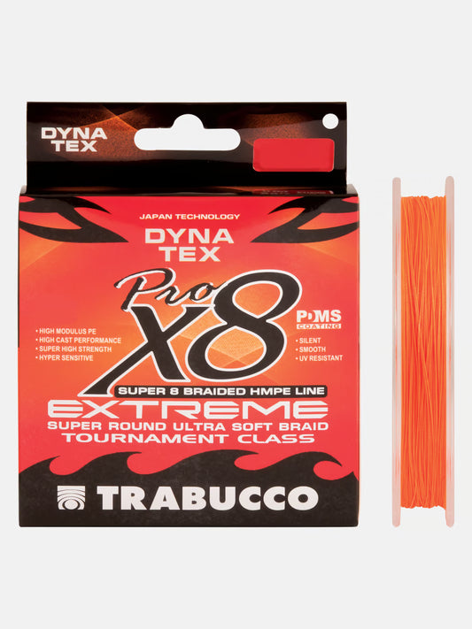 Trabucco Dyna-Tex Pro Extreme X8 - Fluo Orange - 300MT