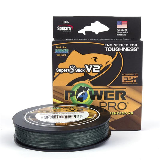 Fio Power Pro Super8Slick V2 X8 - Moss Green - 275M