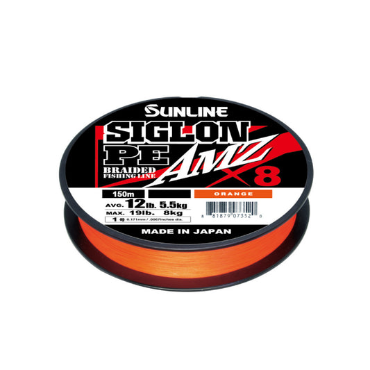 Fio Sunline Siglon PE AMZ X8 - Orange - 300MT