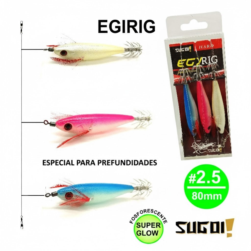 Amostra Sugoi - Montagem Egyrig - 2.5 / 8CM