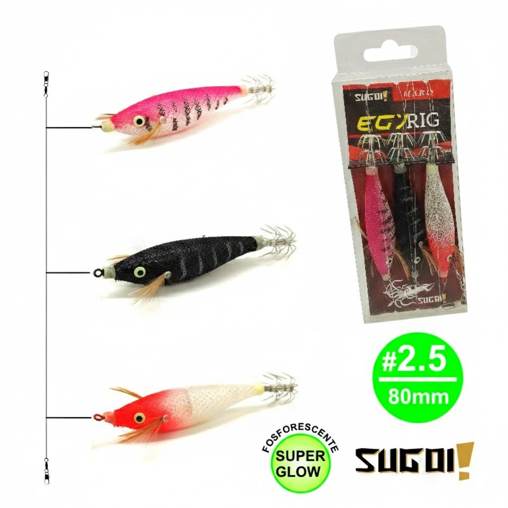 Amostra Sugoi - Montagem Egyrig - 2.5 / 8CM