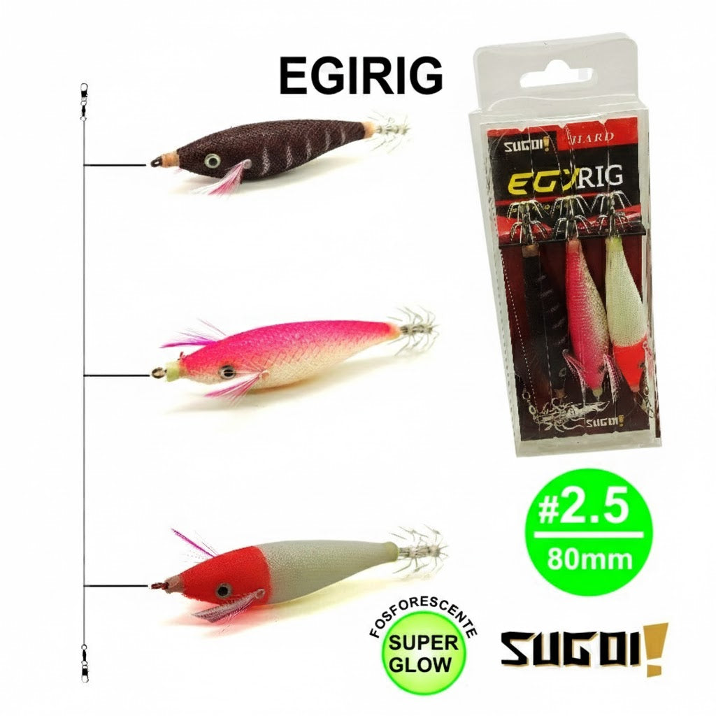 Amostra Sugoi - Montagem Egyrig - 2.5 / 8CM