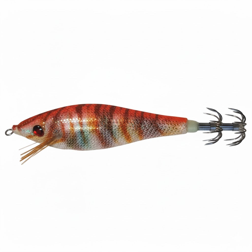 Amostra Cinnetic - Squid Jig Tiger Glow - 7cm / 10g