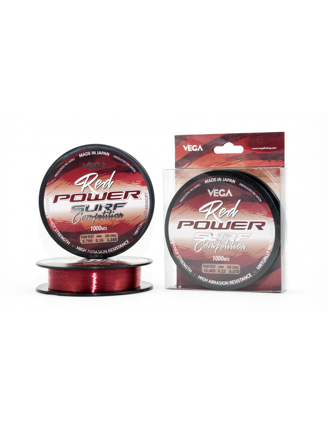 Fio Vega Power Surf Competition - Red - 1000MT