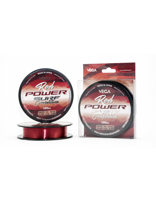 Fio Vega Power Surf Competition - Red - 1000MT