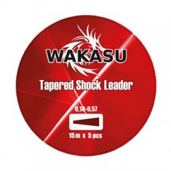Wakasu Tapered Shock Leader - Red