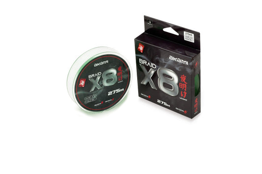 Fio Akami Yoake Braid X8 - Mantis Green - 275MT